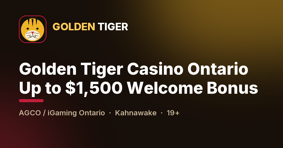 Golden Tiger Casino App Review for Canadian Players